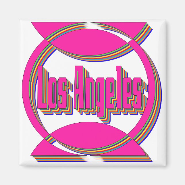 Íman Fantástico Magnet de Los Angeles 3 (Frente)