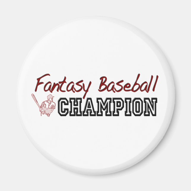 Íman Fantasy Baseball Champion (Frente)