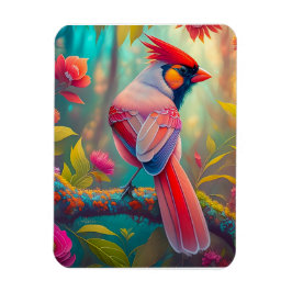 Íman Fantasy Birds Male Cardinal