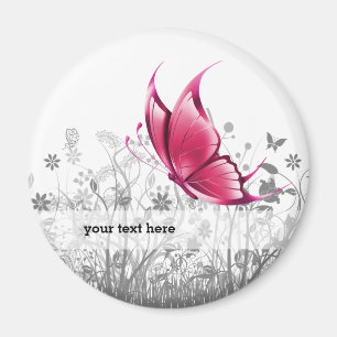 Íman Fantasy Butterfly * escolha a cor de fundo