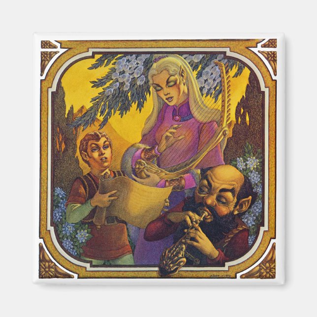 Íman Fantasy Concert Square Magnet (Frente)