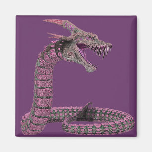 Íman Fantasy - Criatura Rosa Púrpura