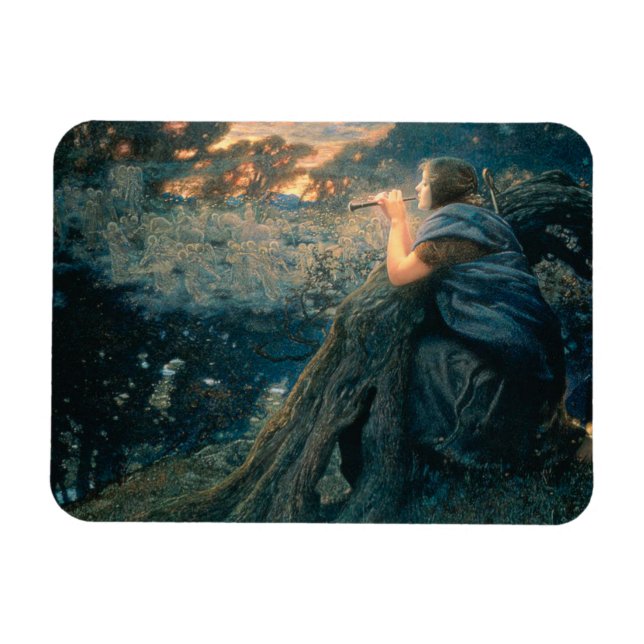 Íman Fantasy em Twilight (por Edward Robert Hughes) (Horizontal)