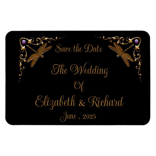 Íman Fantasy Fairy Tale Weding Date (Horizontal)