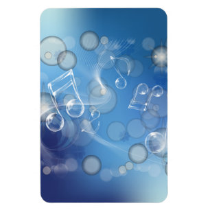 Íman Fantasy Glass Music Notes