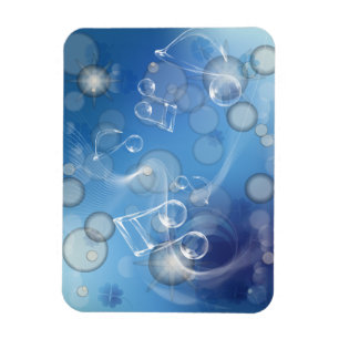 Íman Fantasy Glass Music Notes