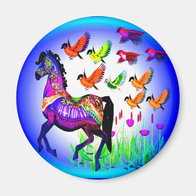 Íman Fantasy Horse Magnet (Frente)