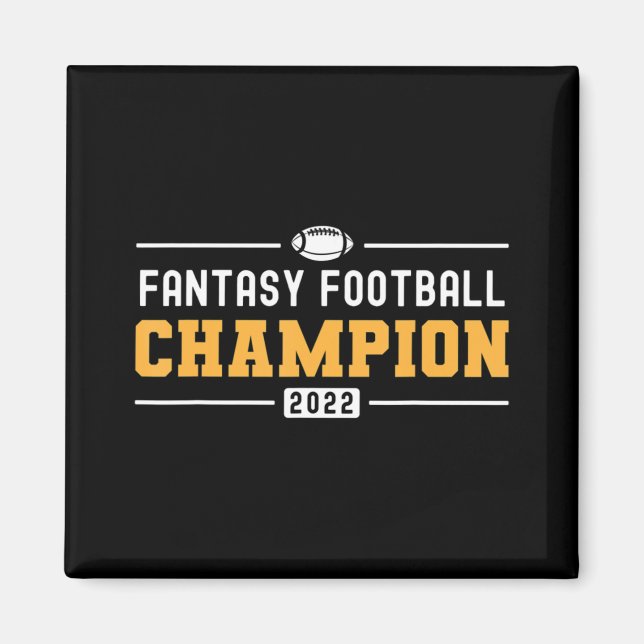 Íman Fantasy League Champ 2022 Ganhador Fantasy Futebol (Frente)