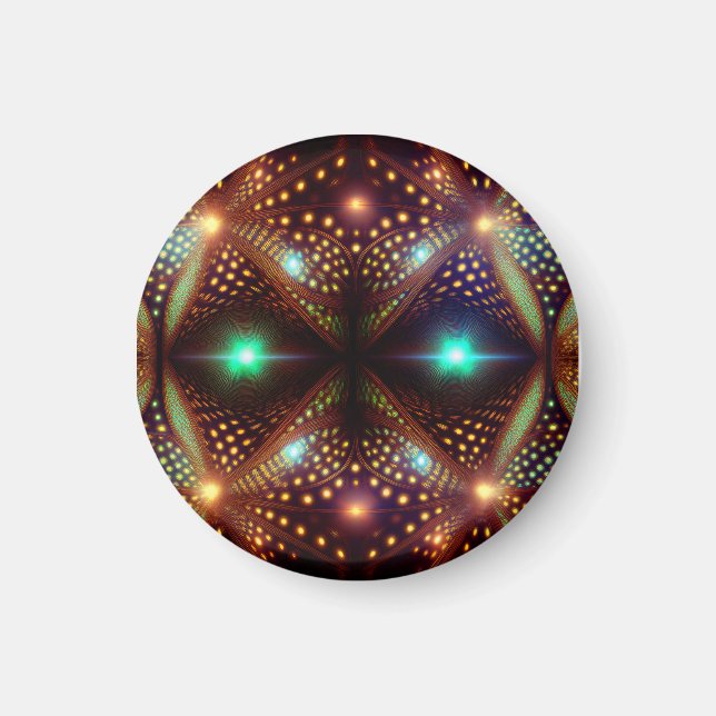 Íman Fantasy Mandelbrot Fractal (Frente)