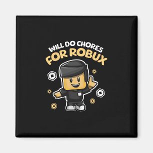 Íman Fará Tarefas Por Robux - Design Divertido de Jogos