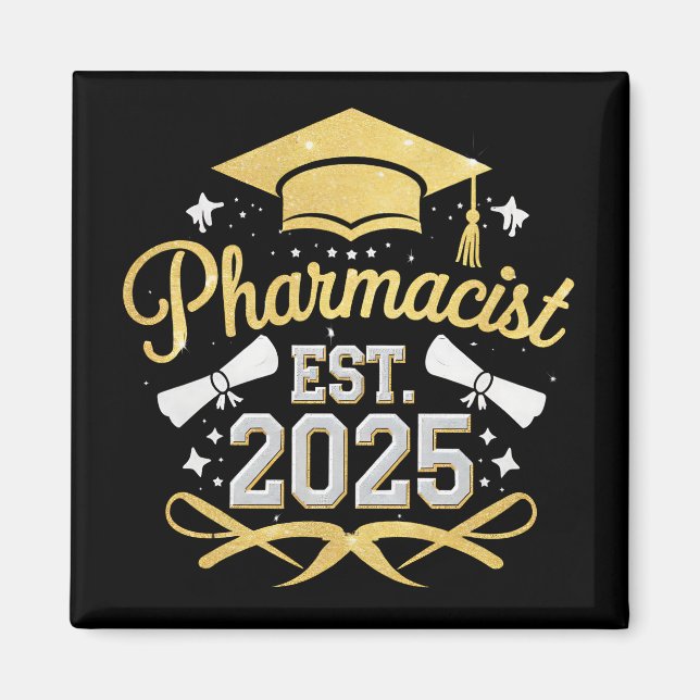 Íman Farmacêutico Est 2025 Formatura em Farmácia (Frente)