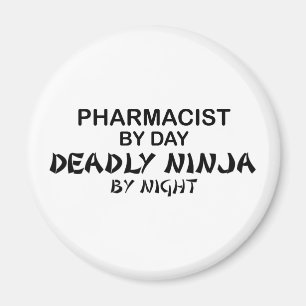 Íman Farmacêutico Ninja mortal em a noite