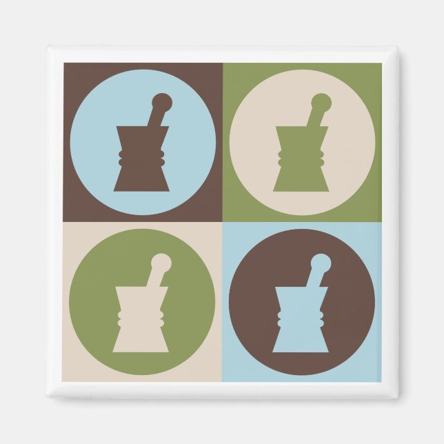 Íman Farmacologia de pop Art (Frente)