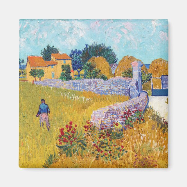 Íman Farmhouse in Provence, Van Gogh (Frente)
