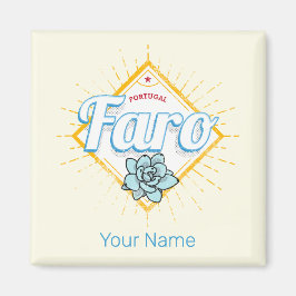 Íman Faro Algarve Portugal Retro Succults Vintage