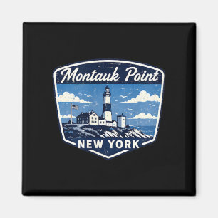 Íman Faro Montauk em Nova York Costa Oceano