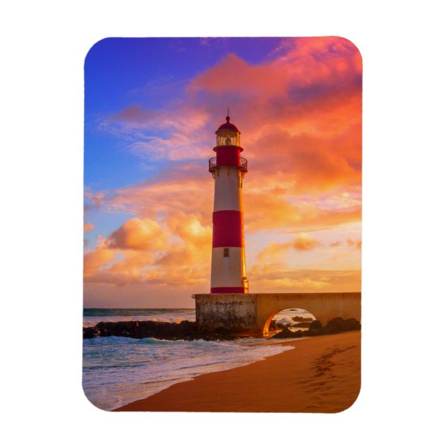 Íman Faróis | Farol de Itapuã Bahia Brasil (Vertical)