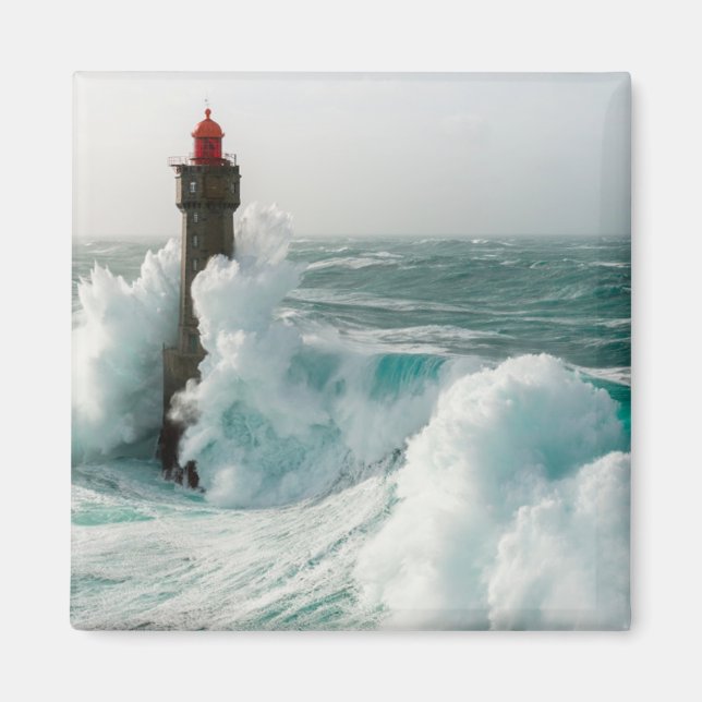 Íman Faróis | Jument Lighthouse Ouessant França (Frente)