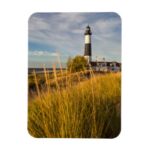 Íman Farol Big Sable Point no Lago Michigan