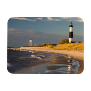 Íman Farol Big Sable Point no Lago Michigan 2