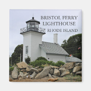 Íman Farol da balsa de Bristol, Rhode - ímã da ilha
