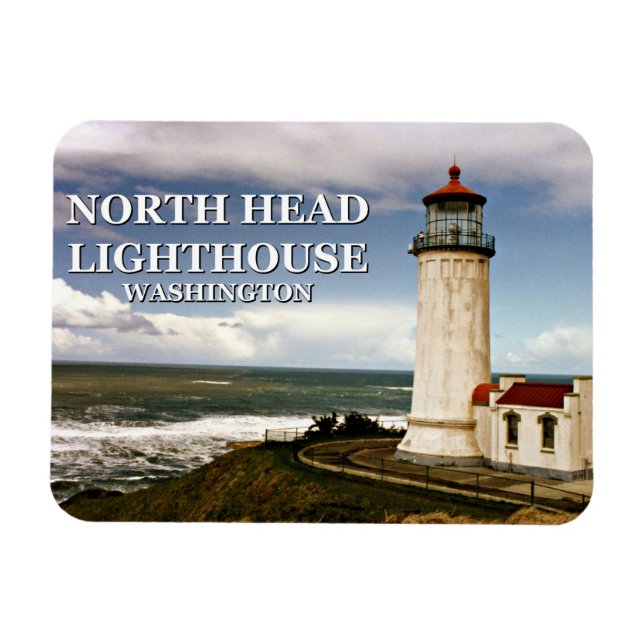 Íman Farol da Cabeça do Norte, Washington (Horizontal)