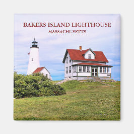 Íman Farol da Ilha Bakers, Massachusetts Magnet