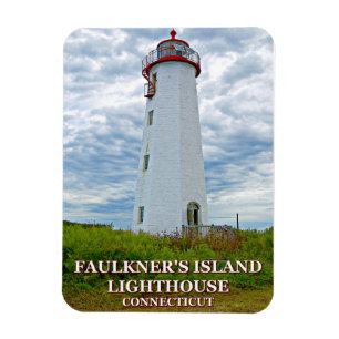 Íman Farol da ilha de Faulkners, Connecticut