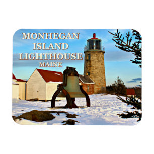 Íman Farol da ilha de Monhegan, Maine