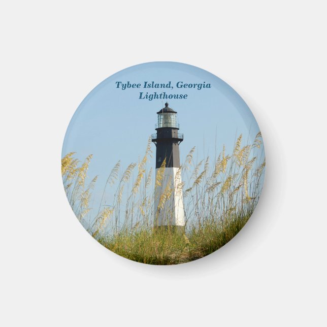 Íman Farol da Ilha Tybee (Frente)