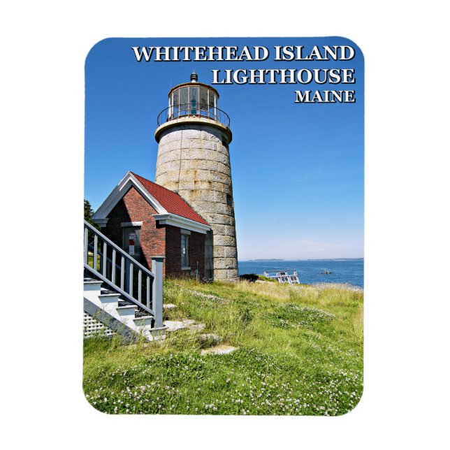 Íman Farol da Ilha Whitehead, Maine (Vertical)