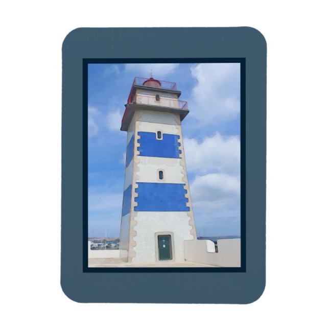 Íman Farol de aquarela (Vertical)