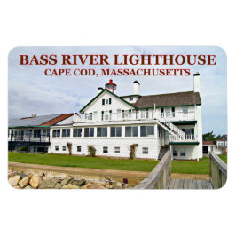 Íman Farol de Bass River, Massachusetts Flexi Magnet