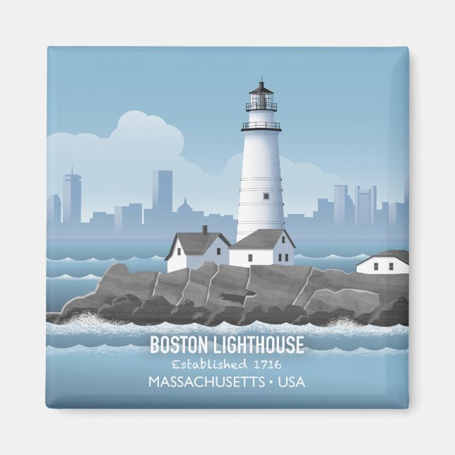 Íman Farol de Boston (Frente)