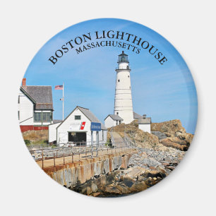 Íman Farol de Boston, ímã redondo de Massachusetts