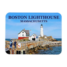 Íman Farol de Boston, Massachusetts Flex Magnet