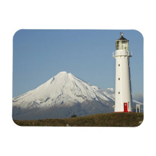 Íman Farol de Cape Egmont e Mt Taranaki / Mt