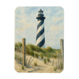 Íman Farol de Cape Hatteras em Aquarela
