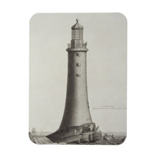 Íman Farol de Edystone gravado por Edward Rooker (c.1