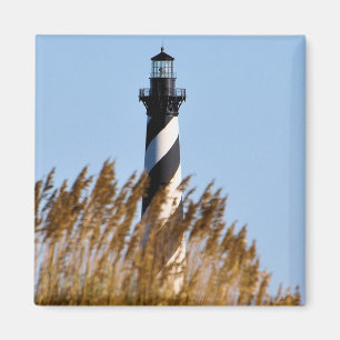 Íman Farol de Hatteras do cabo - opinião da duna
