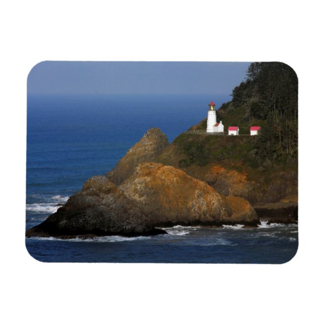Íman Farol de Heceta Head, Cape Creek, Oregon, EUA (Horizontal)