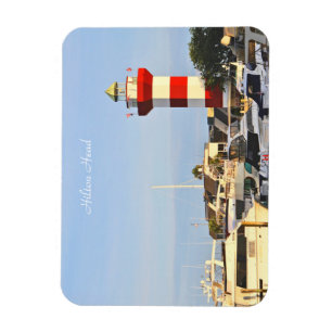 Íman Farol de Hilton Head, fotografia, no ímã