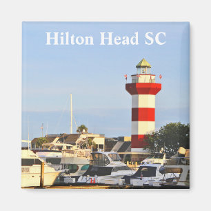 Íman Farol de Hilton Head, fotografia, no ímã