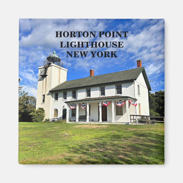 Íman Farol de Horton Point, ímã de Nova York (Frente)