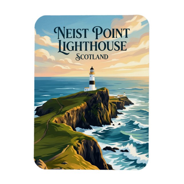 Íman Farol de Neist Point Escócia (Vertical)