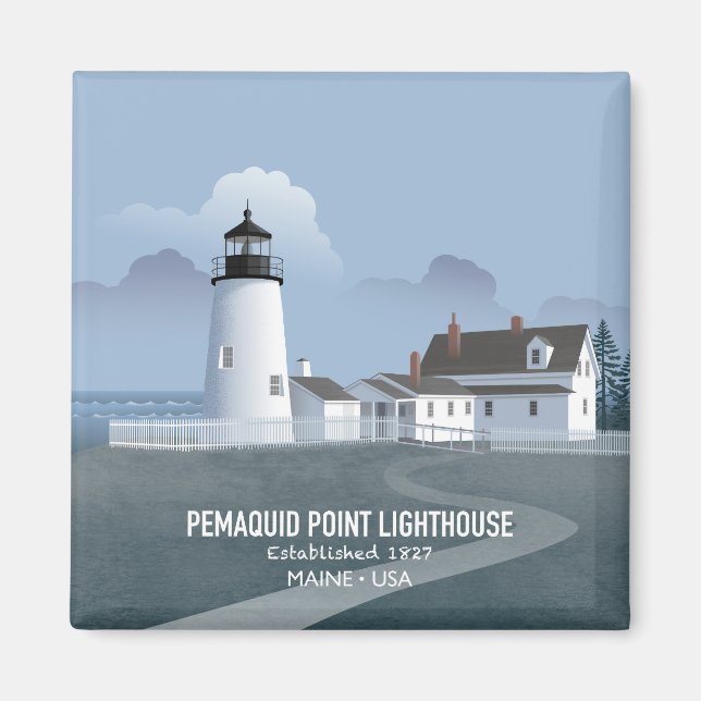 Íman Farol de Pemaquid Point (Frente)