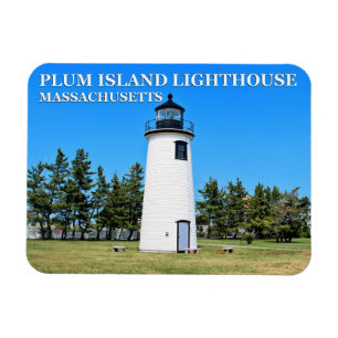 Íman Farol de Plum Island, Massachusetts Flex Magnet