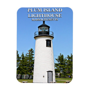 Íman Farol de Plum Island, Massachusetts Flex Magnet