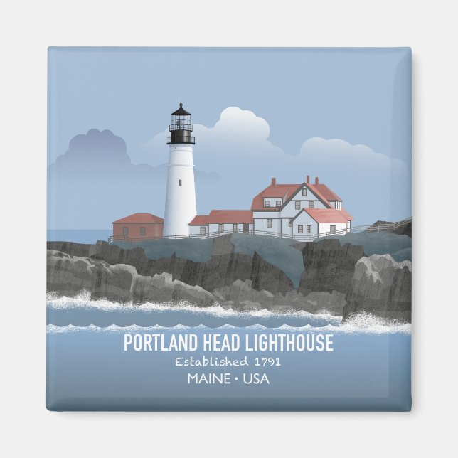 Íman Farol de Portland Head (Frente)