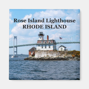 Íman Farol de Rosa Island, Magnet de Rhode Island